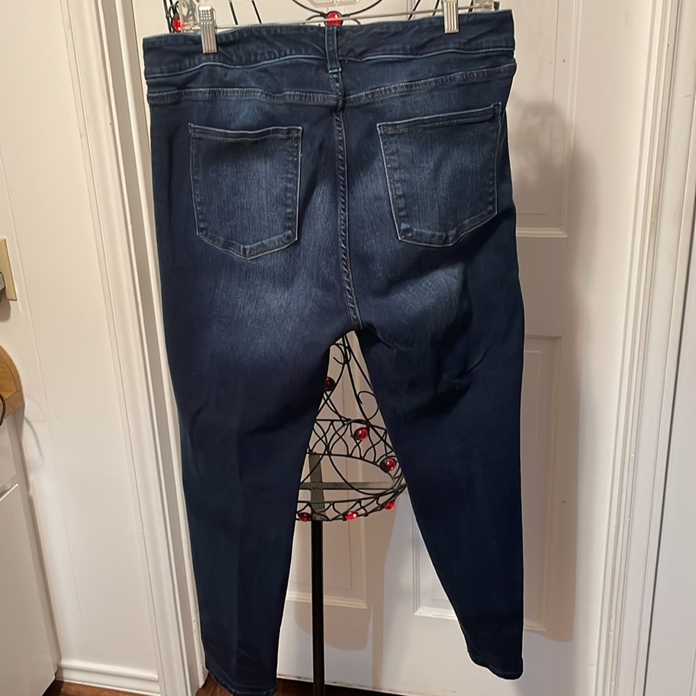 👖👖👖BOGOHO👖👖👖Arizona Jean Co. Dark Wash Jeans/Jeggings-Size 18 - Picture 9 of 10